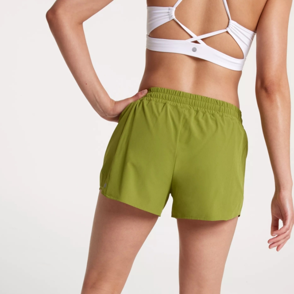 CALIA Mid Rise Dark Green Infinity Run Short - Picture 2 of 6